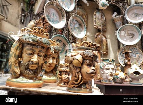 ceramic shops taormina sicily